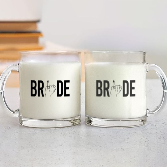 Finger Diamond Ring Bride, Bachelorette Party Glass Mugs