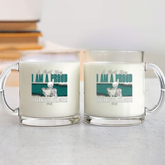Literature Teacher A Short Story I Am A Librarian Glass Mugs