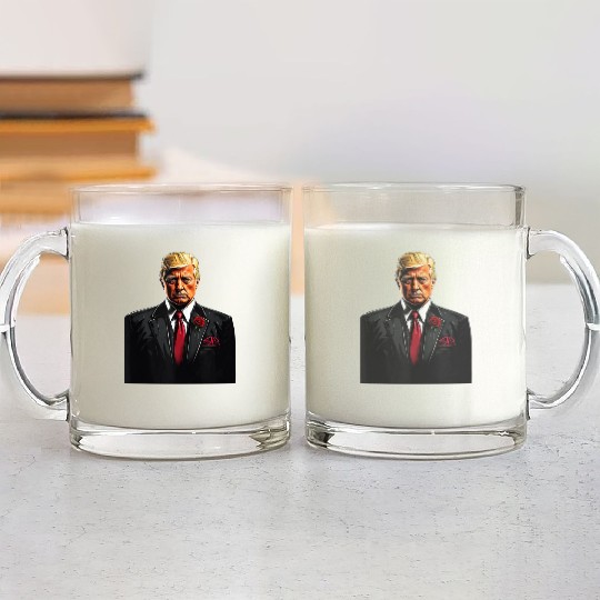 Trumpfather Funny President Donald Trump Glass Mugs