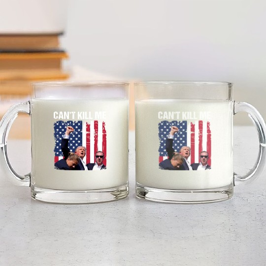 President Trump Assassination Attempt Trump 2024 Glass Mugs