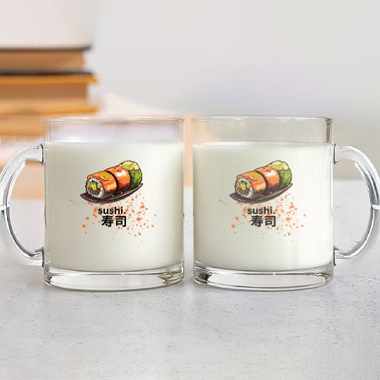 Sushi Love: Embrace the Art of Sushi Glass Mugs