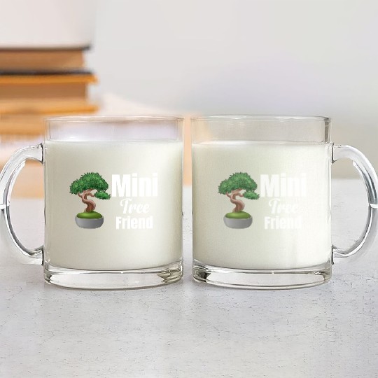 Mini Tree Friend Bonsai Meditation Spiritual Glass Mugs