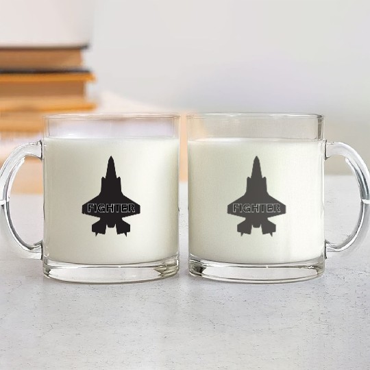 USAF F-35 Lightning II Art Glass Mugs