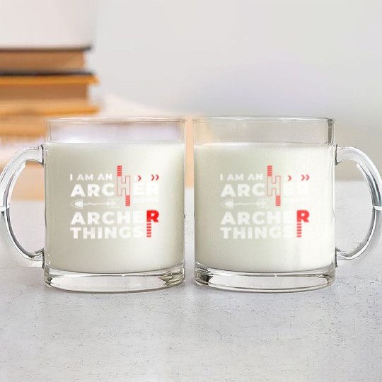 Archery Sports Bow Accuracy Quiver Glass Mugs