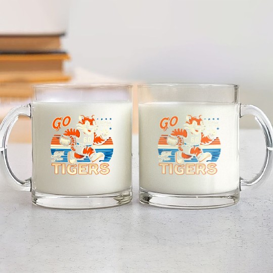Small Town, Big Pride: Go Tigers! Glass Mugs