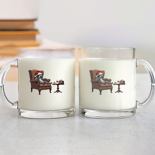 Crazy Raccoon Wine,Cakes Christmas unique Gift Glass Mugs