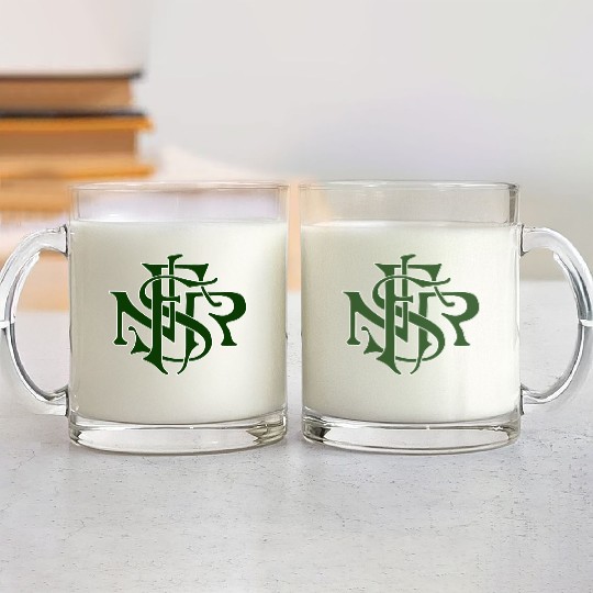 Our Lady of the Rosary of Fátima - NSRF monogram Glass Mugs