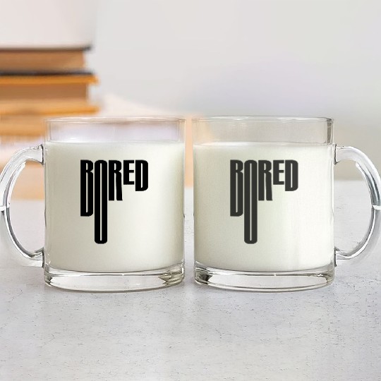 Bored Glass Mugs