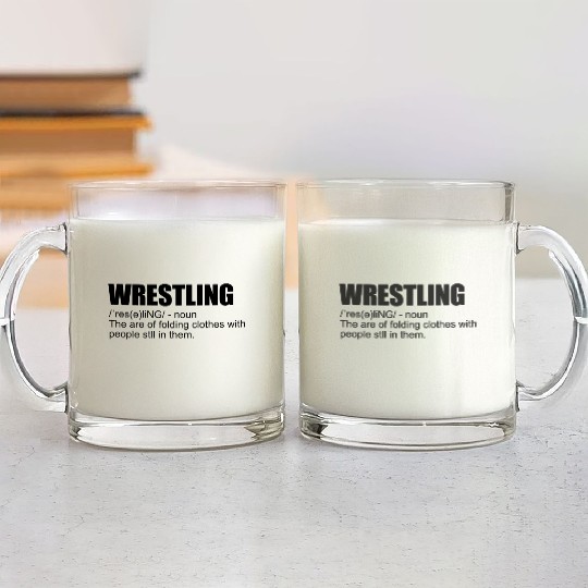 Wrestling Definition Funny Wrestling Definition Glass Mugs