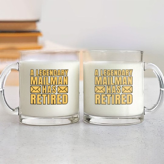A Legendary Mailman Has Retired Postal Worker Glass Mugs