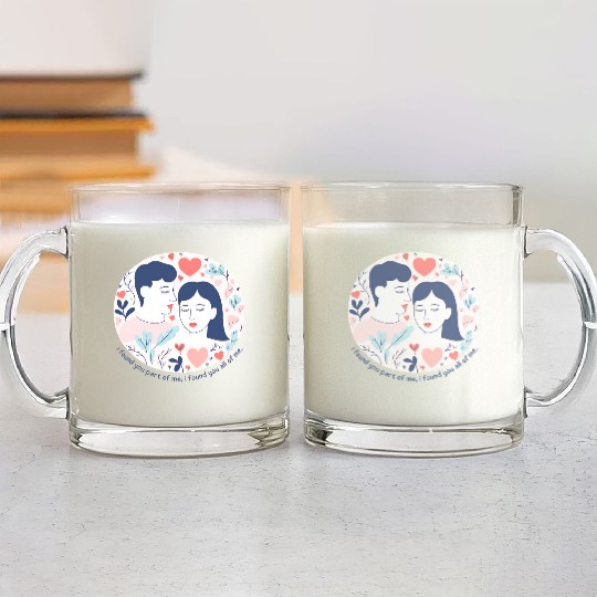 I Love You Glass Mugs