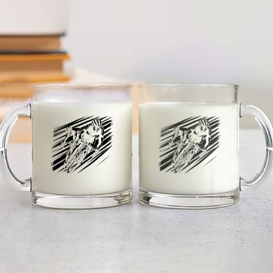 Cycling Glass Mugs