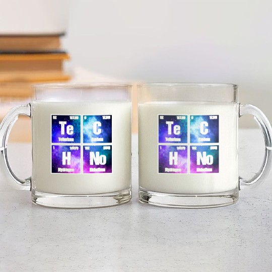 Techno House Party EDM Festival Goa Electro Rave Glass Mugs