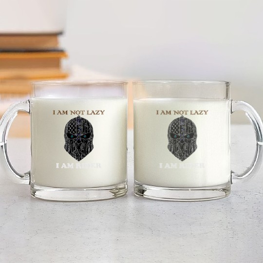sparta Grunge Gothic Skull Glass Mugs