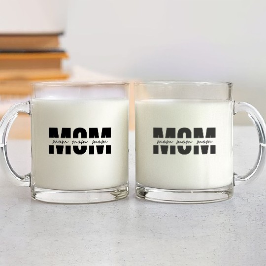 Beautiful Mom Design - Perfect Mother's Day Gift Glass Mugs
