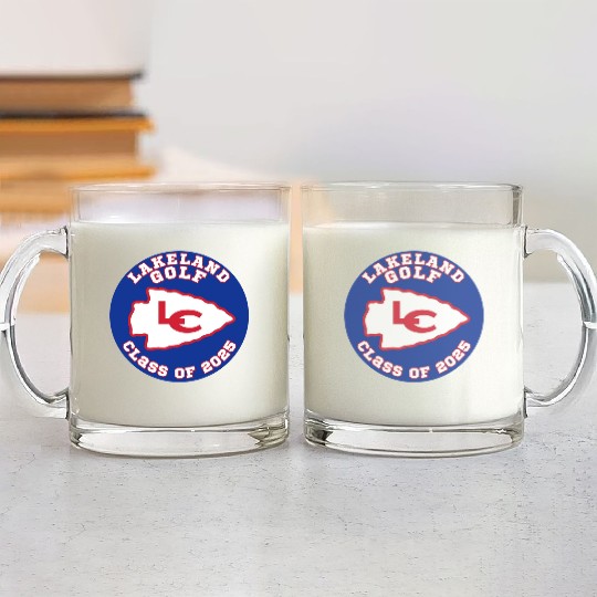 Golf Lakeland Class of 2025 Glass Mugs