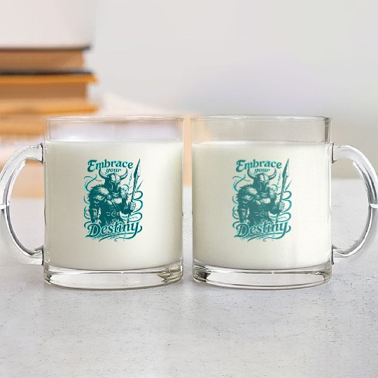 Embrace Your Destiny Glass Mugs