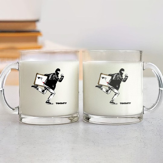 HappyToast Stolen Banksy Glass Mugs