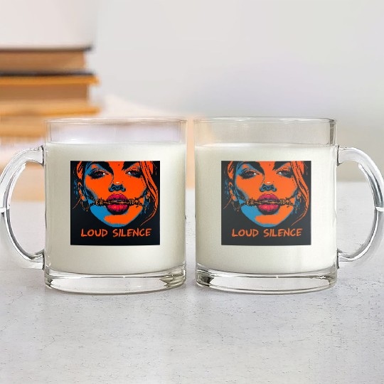 Loud Silence Psychedelic Glass Mugs