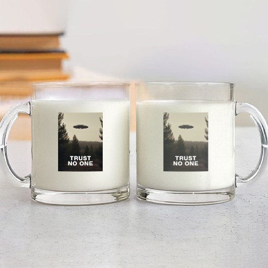 Trust No One/The X-Files poster, S01E24 1994 Glass Mugs