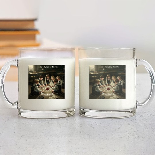 New Friends, Old Rituals Glass Mugs