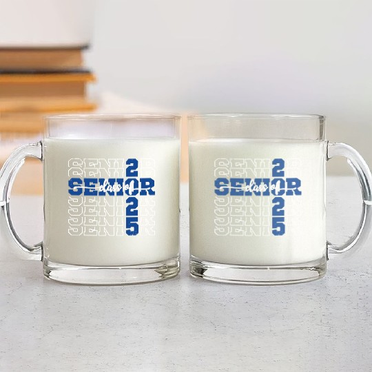 Class Of 2025 Senior 2025 Back To School 2025 Glass Mugs