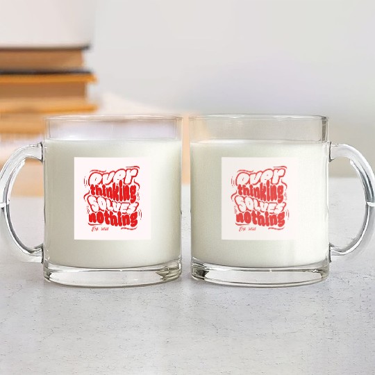 Positive Affirmation Illustration Glass Mugs