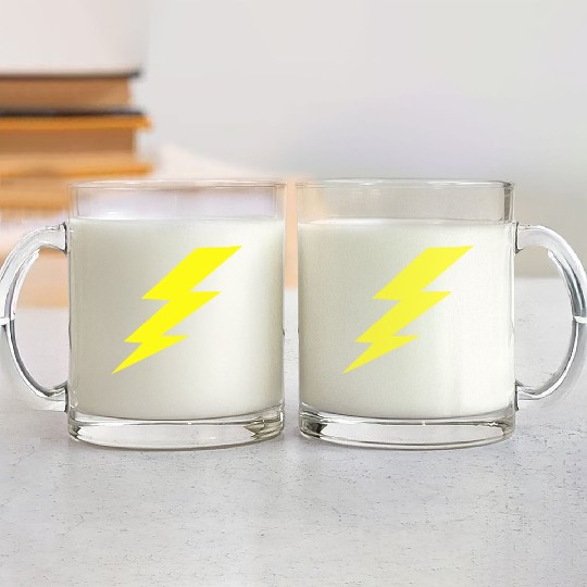 Lightning Bolt Glass Mugs