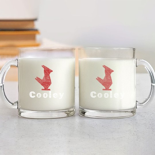 Cooley High School Cardinals Detroit Michigan Glass Mugs