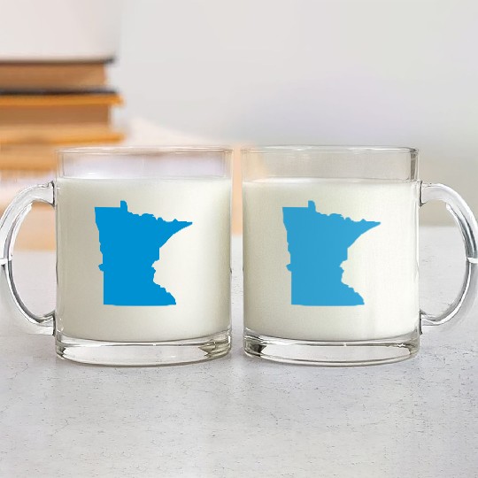State of Minnesota Glass Mugs