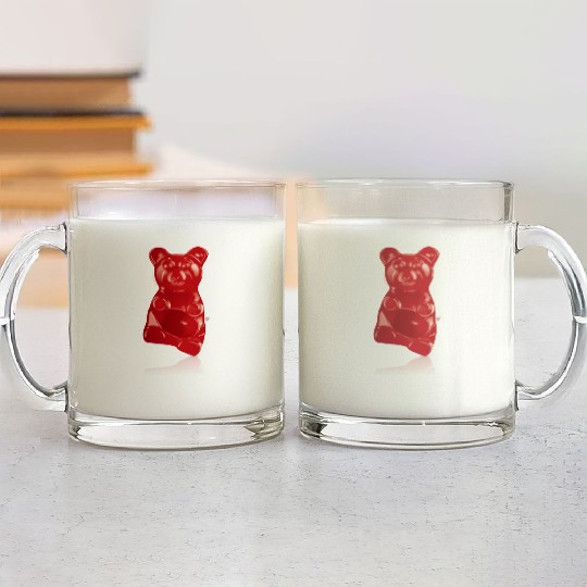 Gummy Bear (plain) Glass Mugs