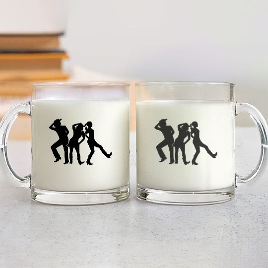 Line dance Glass Mugs