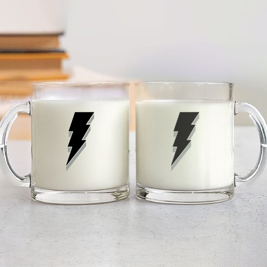 Lightning Bolt - 3D Glass Mugs