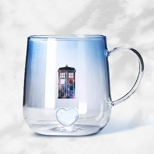 tardis Gradient Glass Mugs