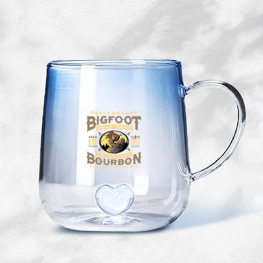 Backwoods Bigfoot Bole-Aged Breakfast Bourbon Gradient Glass Mugs