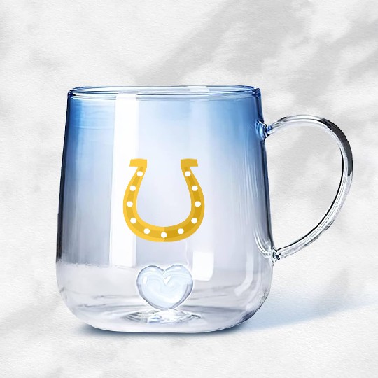 Horseshoe Gradient Glass Mugs