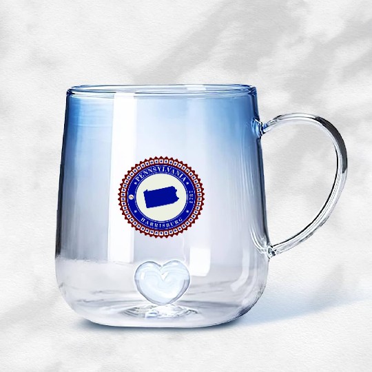 Pennsylvania Gradient Glass Mugs