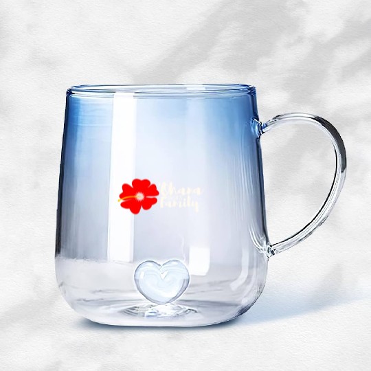 Ohana Means Family Gradient Glass Mugs