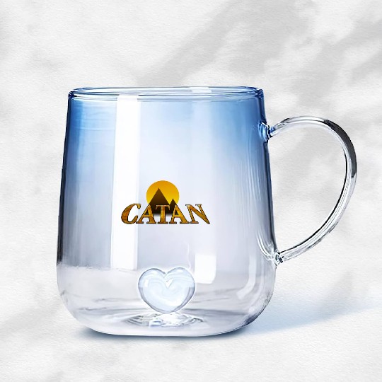 Modern Settlers of Catan Gradient Glass Mugs
