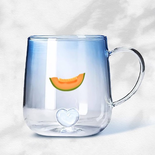 melon melone watermelon wassermelone veggie gemues Gradient Glass Mugs