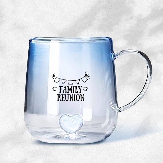 family reunion Gradient Glass Mugs