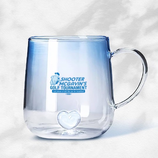 SHOOTER MCGAVIN S GOLF TOURNAMENT Gradient Glass Mugs