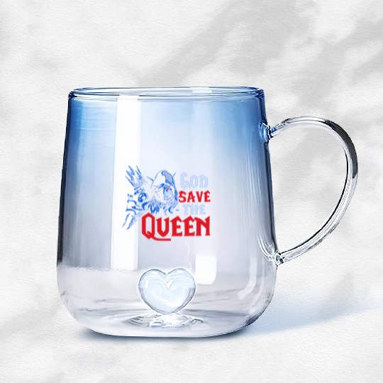 World of Warcraft Sylvanas Windrunner God Save The Gradient Glass Mugs