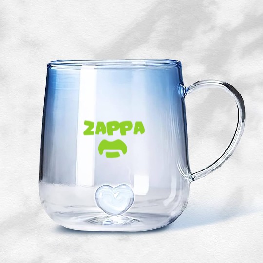 New FRANK ZAPPA Eccentric Rock Icon Logo 70s Men s Gradient Glass Mugs