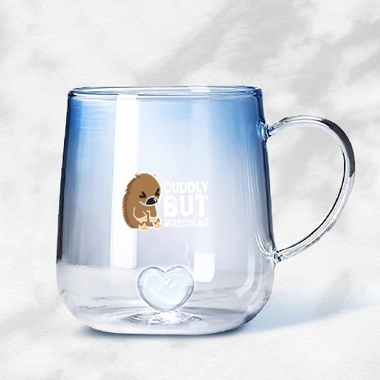 Cuddly But Muscular Wombat Sweet Australia Wild Gradient Glass Mugs