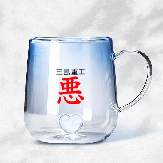 king tekken blue Gradient Glass Mugs