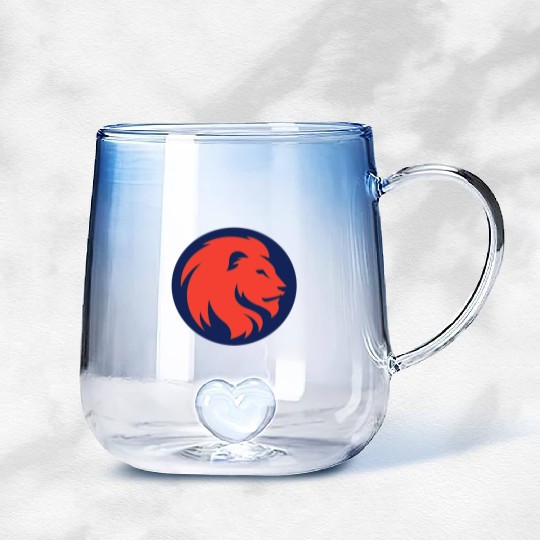 Lion King Gradient Glass Mugs