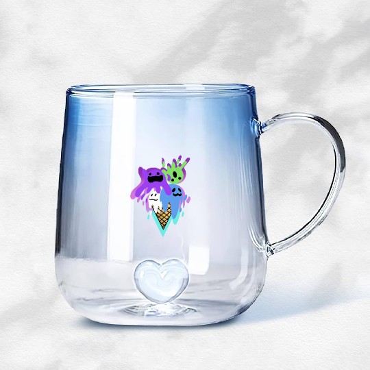 Ice Scream Parodi Gradient Glass Mugs