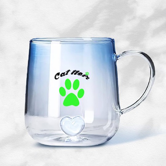 Cat Noir Of Miracle Ladybug Gradient Glass Mugs