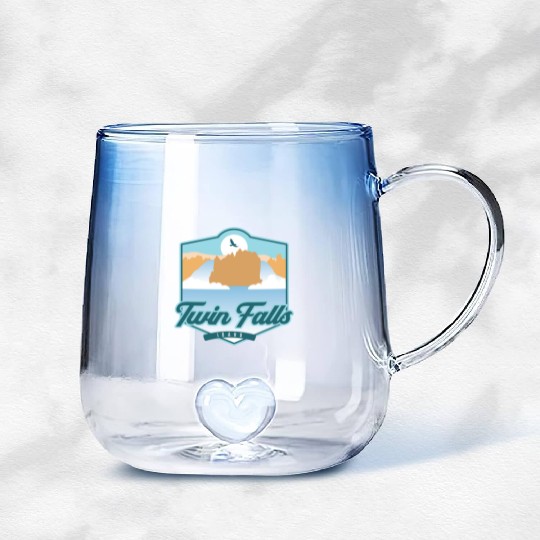 Twin Falls – Idaho Gradient Glass Mugs